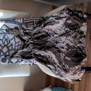 Old navy floral a line dress